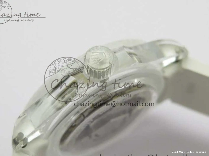 AAA Replica Watches Strap Fruit 3AF FreshLook 2620 Blue Submariner Phantomlab Rubber Transparent Dial Best Edition VR on White 1219